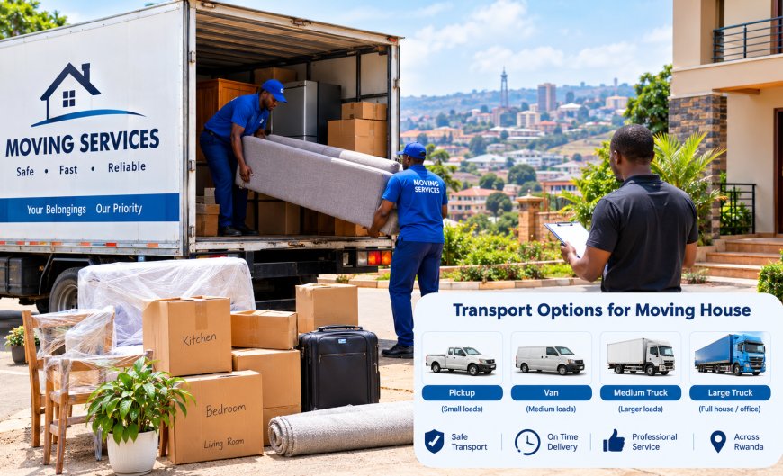 How to Find a Vehicle for Moving House in Rwanda: Transport Options and Tips